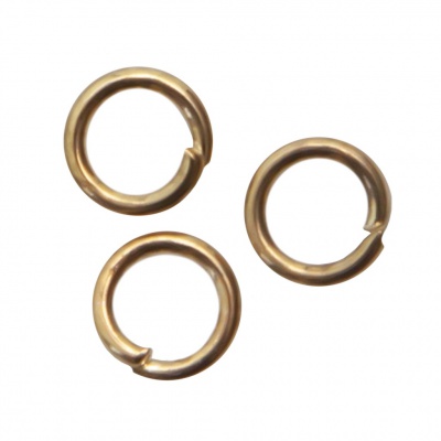 Кольцо  соединительное для бижутерии 4 мм, цв.-золото - купить в Каменске-Шахтинском. Цена: 0.41 руб.
