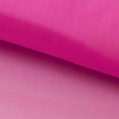 Фатин матовый 16-31, 12 гр/м2, шир.300см, цвет барби розовый - купить в Каменске-Шахтинском. Цена 100.92 руб.