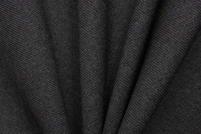Ткань костюмная 25505 2003, 265 гр/м2, шир.150см, цвет т.серый - купить в Каменске-Шахтинском. Цена 418.73 руб.