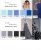 Креп стрейч Амузен 14-4122, 85 гр/м2, шир.150см, цвет голубой - купить в Каменске-Шахтинском. Цена 148.37 руб.
