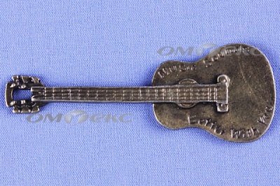 Декоративный элемент для творчества из металла "Гитара"  - купить в Каменске-Шахтинском. Цена: 19.99 руб.