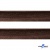Кант атласный 074, шир. 12 мм (в упак. 65,8 м), цвет коричневый - купить в Каменске-Шахтинском. Цена: 237.16 руб.
