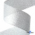 Лента металлизированная "ОмТекс", 50 мм/уп.22,8+/-0,5м, цв.- серебро - купить в Каменске-Шахтинском. Цена: 149.71 руб.