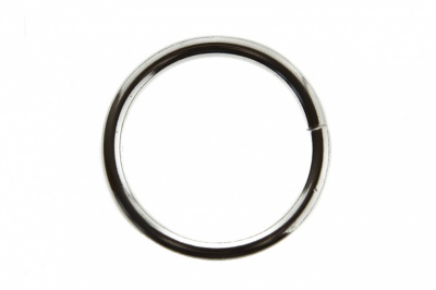 Кольцо металлическое d-3 х 32 мм, цв.-никель - купить в Каменске-Шахтинском. Цена: 3.92 руб.