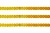 Пайетки "ОмТекс" на нитях, CREAM, 6 мм С / упак.73+/-1м, цв. 92 - золото - купить в Каменске-Шахтинском. Цена: 484.77 руб.