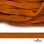Шнур плетеный (плоский) d-12 мм, (уп.90+/-1м), 100% полиэстер, цв.267 - оранжевый - купить в Каменске-Шахтинском. Цена: 8.62 руб.
