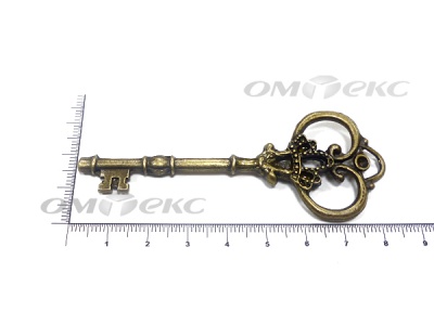 Декоративный элемент для творчества из металла "Ключ"8,5 см  - купить в Каменске-Шахтинском. Цена: 26.66 руб.