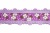 Тесьма декоративная 0385-6169, шир. 25 мм/уп. 22,8+/-1 м, цвет 01-фиолетовый - купить в Каменске-Шахтинском. Цена: 387.43 руб.