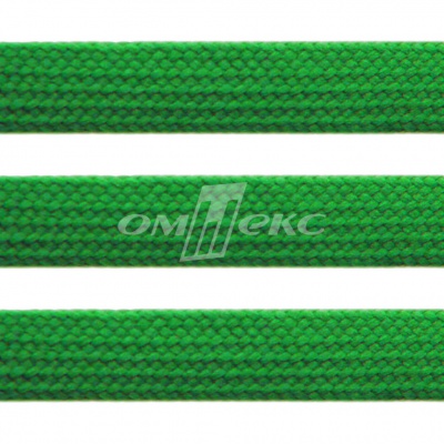 Шнур 15мм плоский (100+/-1м) №16 зеленый - купить в Каменске-Шахтинском. Цена: 10.21 руб.