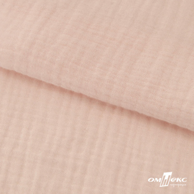 Ткань Муслин, 100% хлопок, 125 гр/м2, шир. 140 см #201 цв.(37)-нежно розовый - купить в Каменске-Шахтинском. Цена 464.97 руб.