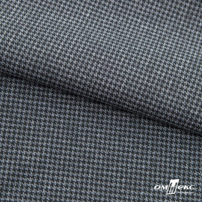 Ткань костюмная Пье-де-пуль 24013, 210 гр/м2, шир.150см, цвет чёрн/св.серый - купить в Каменске-Шахтинском. Цена 334.18 руб.