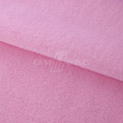 Флис окрашенный 15-2215, 250 гр/м2, шир.150 см, цвет светло-розовый - купить в Каменске-Шахтинском. Цена 580.31 руб.