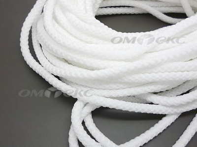 Шнур 1с35 4 мм крупное плетение 200 м белый - купить в Каменске-Шахтинском. Цена: 1.10 руб.