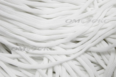 Шнур Т-02 (4с2) мелкое плетение 4мм 100 м белый - купить в Каменске-Шахтинском. Цена: 2.50 руб.