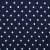 Креп стрейч Амузен, 85 г/м2, 19-3920 (т.синий)/белый крупный горох, шир.150 см - купить в Каменске-Шахтинском. Цена 220.50 руб.