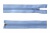 Спиральная молния Т5 351, 75 см, автомат, цвет св.голубой - купить в Каменске-Шахтинском. Цена: 16.28 руб.