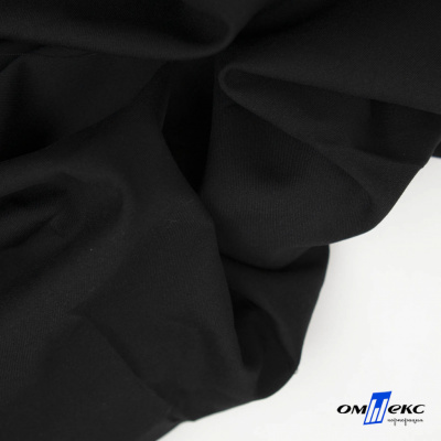Ткань костюмная "Матте" 80% P, 16% R, 4% S, 170 г/м2, шир.150 см, цв-черный #1 - купить в Каменске-Шахтинском. Цена 376.70 руб.