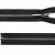 Молния металл Т-5, 18 см, разъёмная, цвет чёрный - купить в Каменске-Шахтинском. Цена: 25.77 руб.