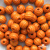 0309-Бусины деревянные "ОмТекс", 16 мм, упак.50+/-3шт, цв.003-оранжевый - купить в Каменске-Шахтинском. Цена: 62.22 руб.