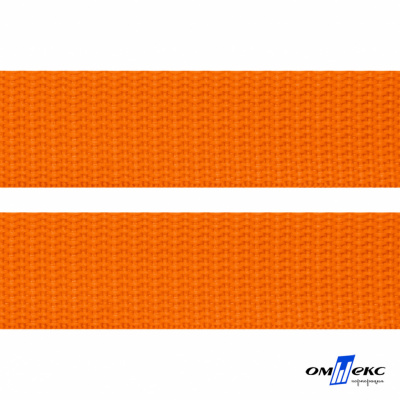 Оранжевый- цв.523 -Текстильная лента-стропа 550 гр/м2 ,100% пэ шир.40 мм (боб.50+/-1 м) - купить в Каменске-Шахтинском. Цена: 637.68 руб.