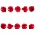 Тесьма плетеная "Рюш", упак. 9,14 м, цвет красный - купить в Каменске-Шахтинском. Цена: 46.82 руб.