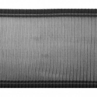 Лента капроновая "Гофре", шир. 110 мм/уп. 50 м, цвет чёрный - купить в Каменске-Шахтинском. Цена: 24.99 руб.