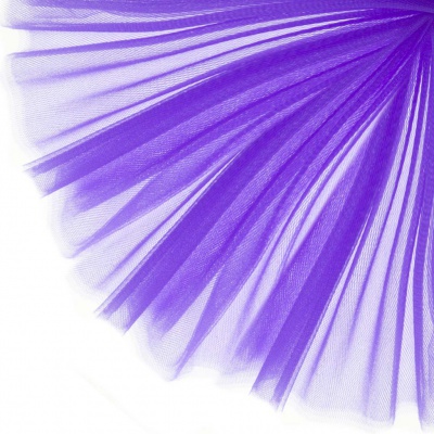 Фатин блестящий 16-85, 12 гр/м2, шир.300см, цвет фиолетовый - купить в Каменске-Шахтинском. Цена 109.72 руб.