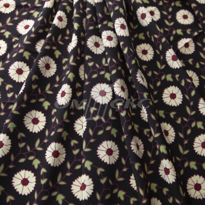 Плательная ткань "Фламенко" 10.1, 80 гр/м2, шир.150 см, принт растительный - купить в Каменске-Шахтинском. Цена 241.49 руб.