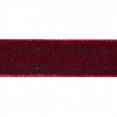Лента бархатная нейлон, шир.12 мм, (упак. 45,7м), цв.240-бордо - купить в Каменске-Шахтинском. Цена: 392 руб.