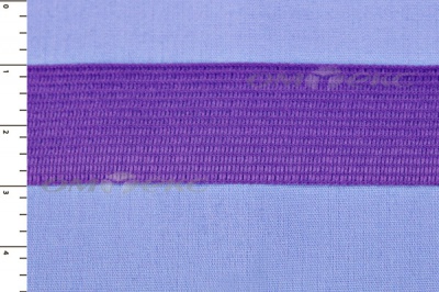 Окантовочная тесьма №0225, шир. 22 мм (в упак. 100 м), цвет фиолет - купить в Каменске-Шахтинском. Цена: 271.60 руб.