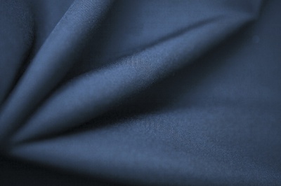 Габардин негорючий БЛ 11056, 183 гр/м2, шир.150см, цвет синий - купить в Каменске-Шахтинском. Цена 346.75 руб.