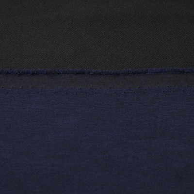 Ткань костюмная 26150 2009, 214 гр/м2, шир.150см, цвет т.синий - купить в Каменске-Шахтинском. Цена 358.58 руб.