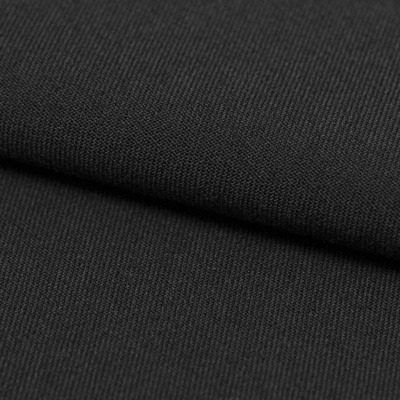 Костюмная ткань с вискозой "Рошель", 250 гр/м2, шир.150см, цвет чёрный - купить в Каменске-Шахтинском. Цена 438.12 руб.
