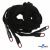 Шнурки #106-01, плоские 130 см, декор.наконечник, цв.чёрный - купить в Каменске-Шахтинском. Цена: 43.98 руб.