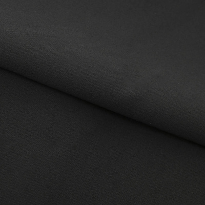 Костюмная ткань "Элис", 200 гр/м2, шир.150см, цвет чёрный - купить в Каменске-Шахтинском. Цена 306.20 руб.