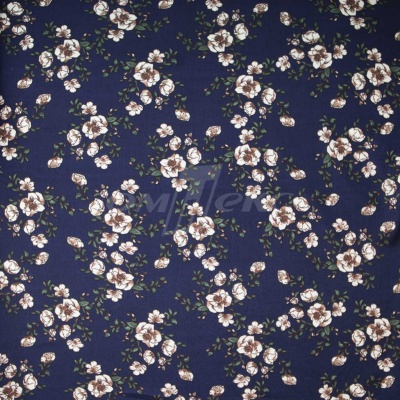 Плательная ткань "Фламенко" 3.2, 80 гр/м2, шир.150 см, принт растительный - купить в Каменске-Шахтинском. Цена 239.03 руб.