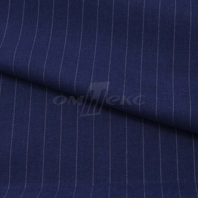 Костюмная ткань "Жаклин", 188 гр/м2, шир. 150 см, цвет тёмно-синий - купить в Каменске-Шахтинском. Цена 430.84 руб.