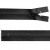 Молния водонепроницаемая PVC Т-7, 20 см, неразъемная, цвет чёрный - купить в Каменске-Шахтинском. Цена: 21.56 руб.