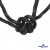 Шнурки #3-10, круглые с наполнителем 130 см, светоотражающие, цв.-чёрный - купить в Каменске-Шахтинском. Цена: 75.38 руб.