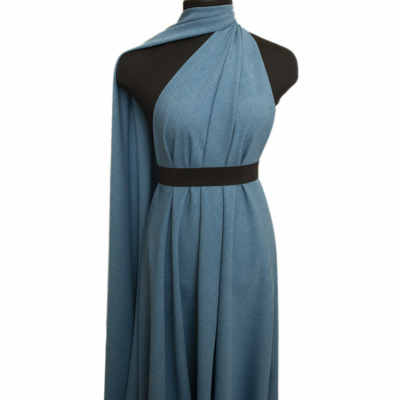 Ткань костюмная габардин "Меланж" 6107А, 172 гр/м2, шир.150см, цвет голубой - купить в Каменске-Шахтинском. Цена 299.21 руб.