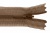 Молния потайная Т3 294, 50 см, капрон, цвет коричневый - купить в Каменске-Шахтинском. Цена: 6.90 руб.