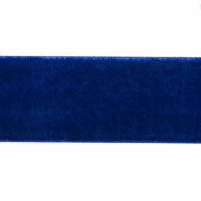 Лента бархатная нейлон, шир.25 мм, (упак. 45,7м), цв.74-василек - купить в Каменске-Шахтинском. Цена: 981.09 руб.