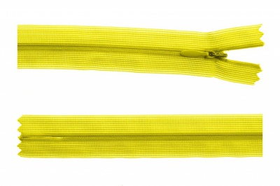 Молния потайная Т3 131, 20 см, капрон, цвет жёлтый - купить в Каменске-Шахтинском. Цена: 5.12 руб.