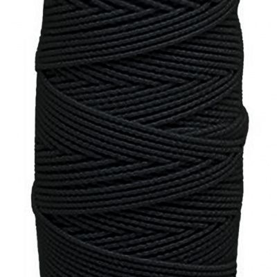 Нитка - резинка Спандекс 25 м (уп-10шт)-чёрные - купить в Каменске-Шахтинском. Цена: 36.02 руб.