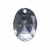 Стразы пришивные акриловые арт.#39/10 - "Кристал", 10х14 мм - купить в Каменске-Шахтинском. Цена: 0.69 руб.
