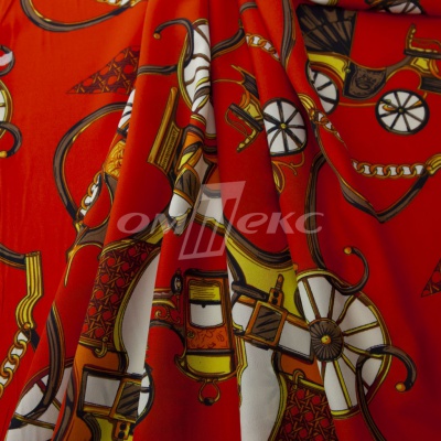 Плательная ткань "Фламенко" 16.1, 80 гр/м2, шир.150 см, принт этнический - купить в Каменске-Шахтинском. Цена 241.49 руб.