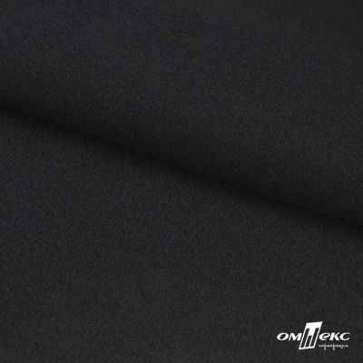 Трикотажное полотно "Монне" 100% полиэстр, 152см, 350 г/м2, чёрный, м - купить в Каменске-Шахтинском. Цена 385 руб.