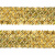 Тесьма с пайетками D16, шир. 35 мм/уп. 25+/-1 м, цвет золото - купить в Каменске-Шахтинском. Цена: 1 281.60 руб.