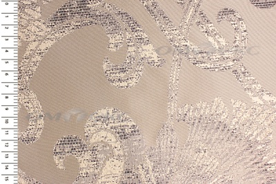 Портьерная ткань J90155, col.0205-бежевый (310 см) - купить в Каменске-Шахтинском. Цена 778.99 руб.