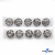 119-01 Кнопки пришивные декоративные металл 21 мм, цв.-никель - купить в Каменске-Шахтинском. Цена: 21.54 руб.